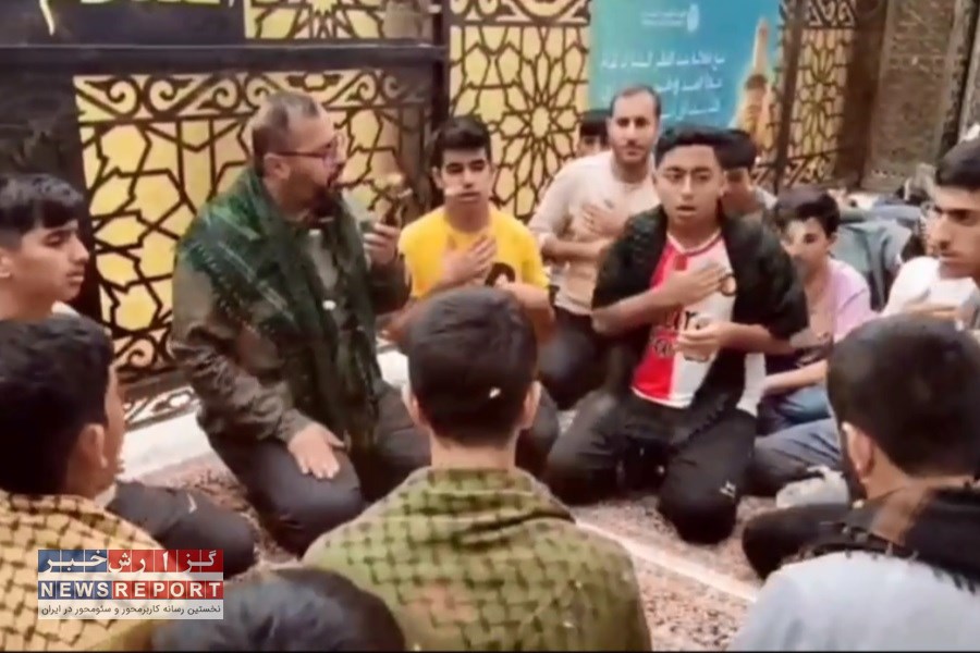 سینه زنی نوجوانان اشکانی در نجف