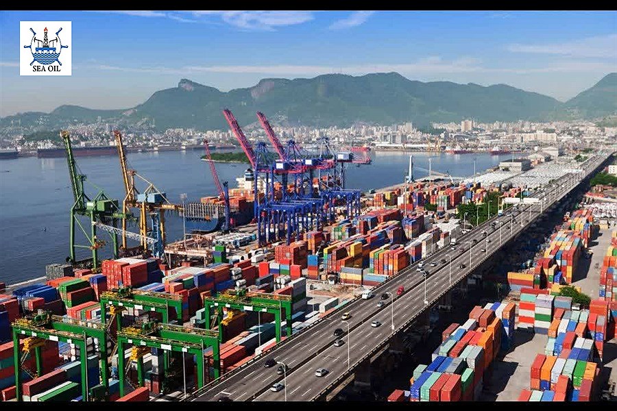 پاره شدن کابل‌های مهار کشتی در بندر ایتاجائی برزیل