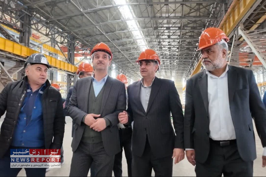 بازدید معاون عمرانی استاندار یزد از پروژه‌های زنجیره فولاد بافق؛ تأکید بر تکمیل به‌موقع و توسعه پایدار